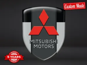 Mitsubishi Auto Silikon Embleme Stilvoll Max Sport Pro Langlebig